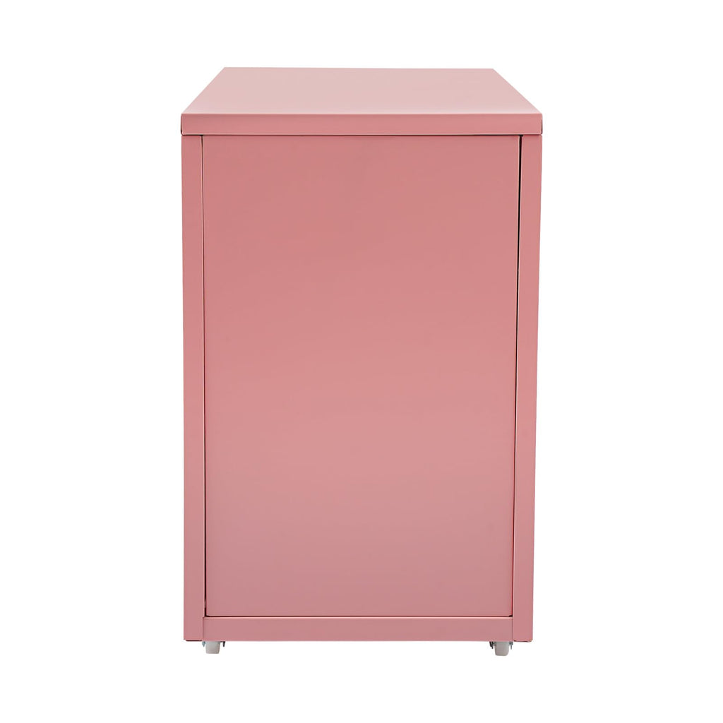 4 Drawer Rolling File Cabinet with Lock A8083