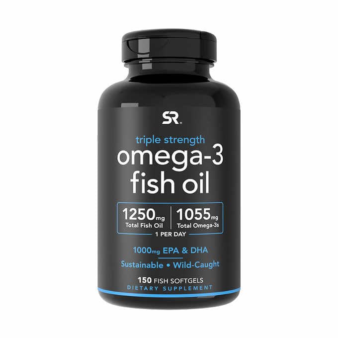 Triple Strength Omega 3 Fish Oil 1250 mg 150 ct D79702