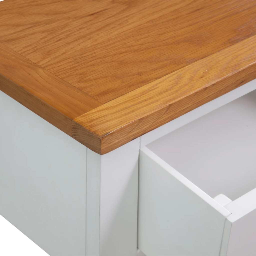 32.7 Inch Solid Oak Wood Console Table H57721