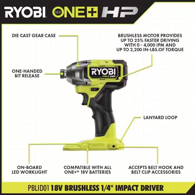 18V Brushless Cordless 2-Tool Combo Kit with 2.0 AH Batteries and Charger D762489