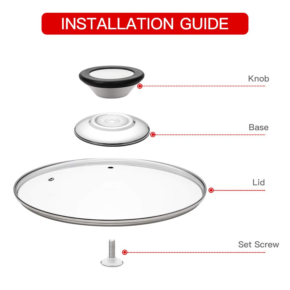 Glass Lid for Frying Pan 9.5"/24cm C505772