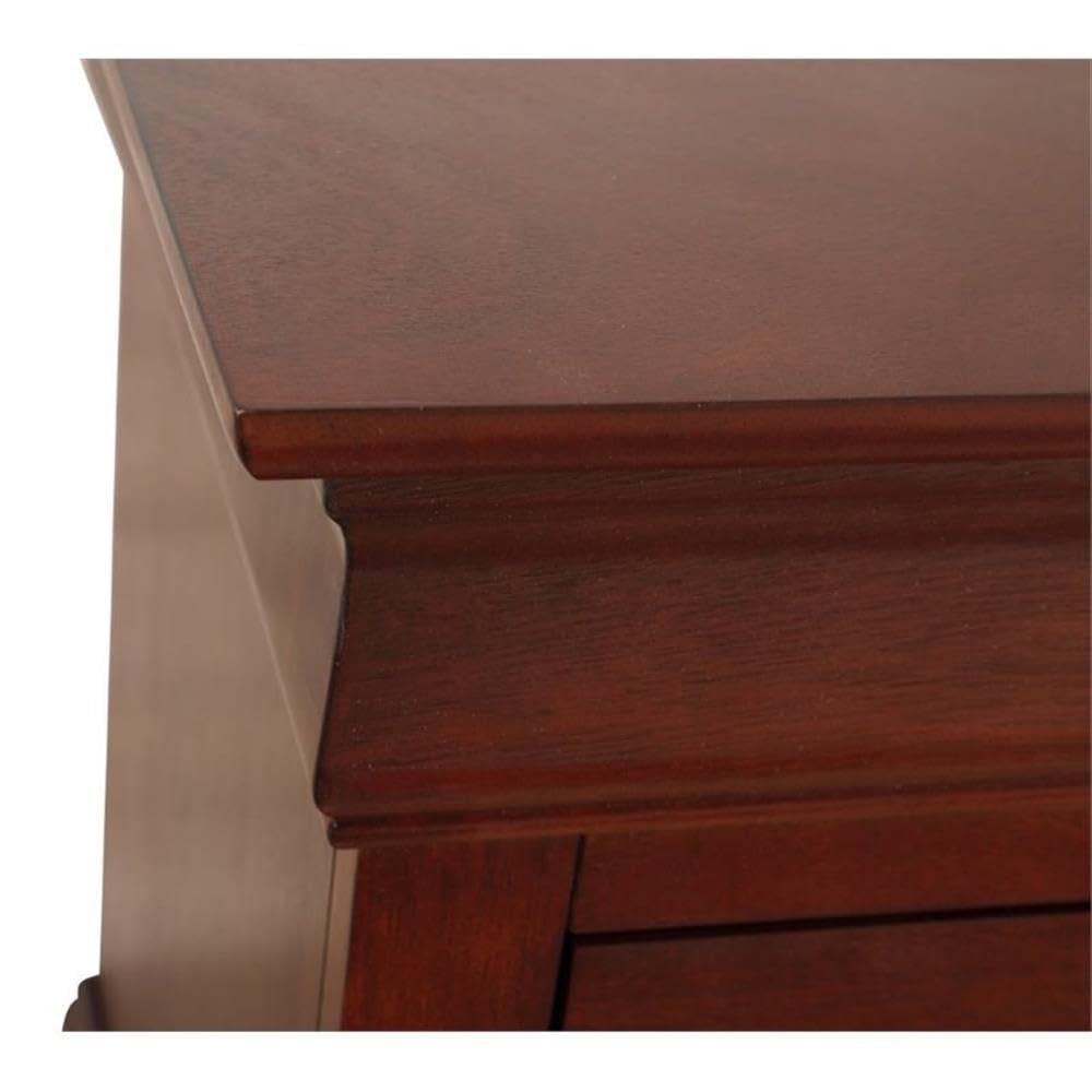 Cherry 2 Drawer Nightstand T6414