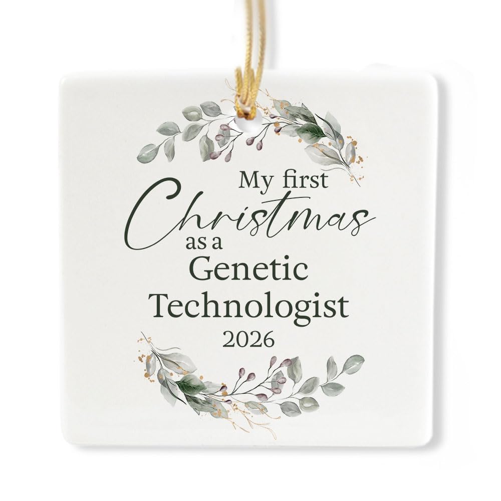 Ceramic 3-inch Square Ornament H8459