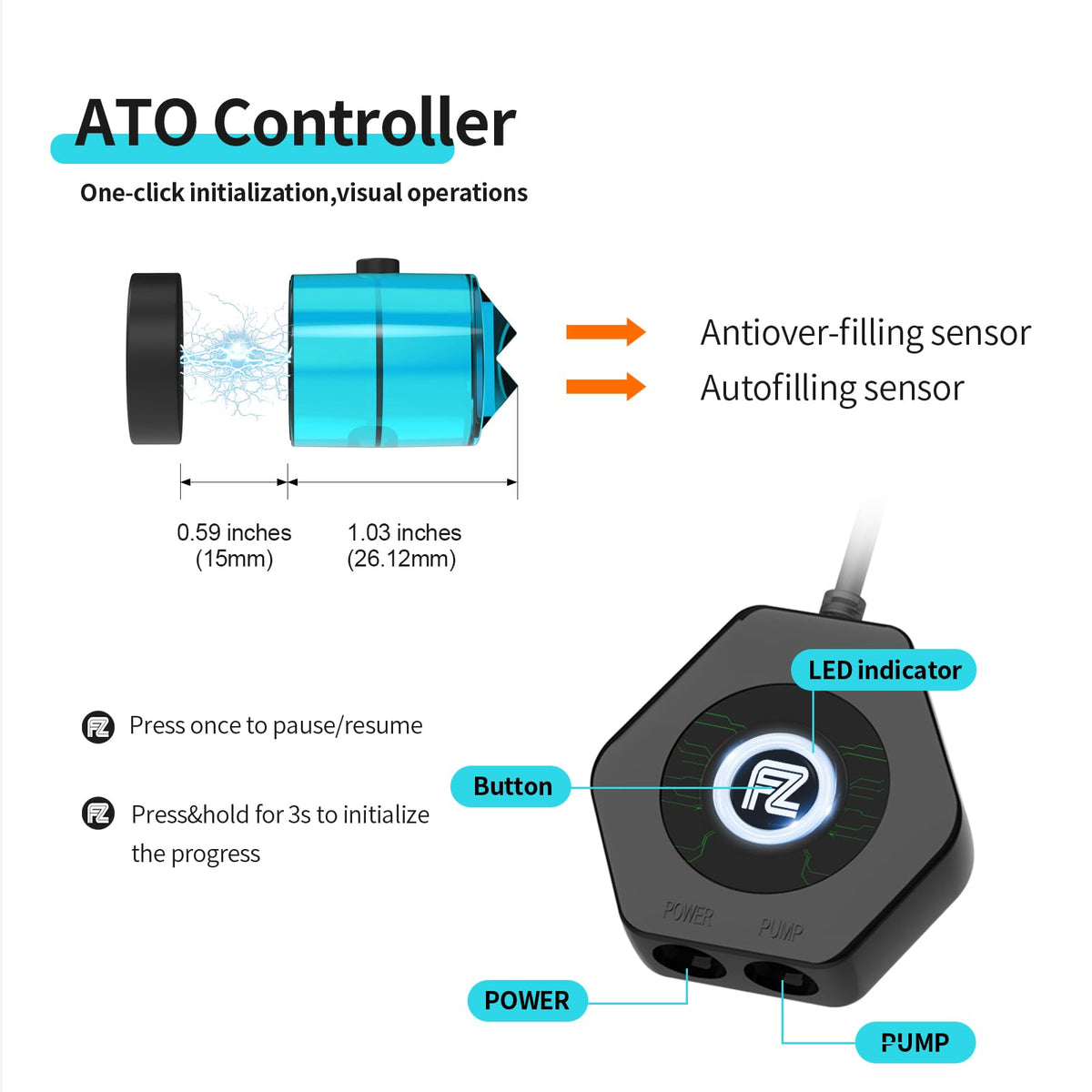 Aquarium Auto Top Off Controller F325971