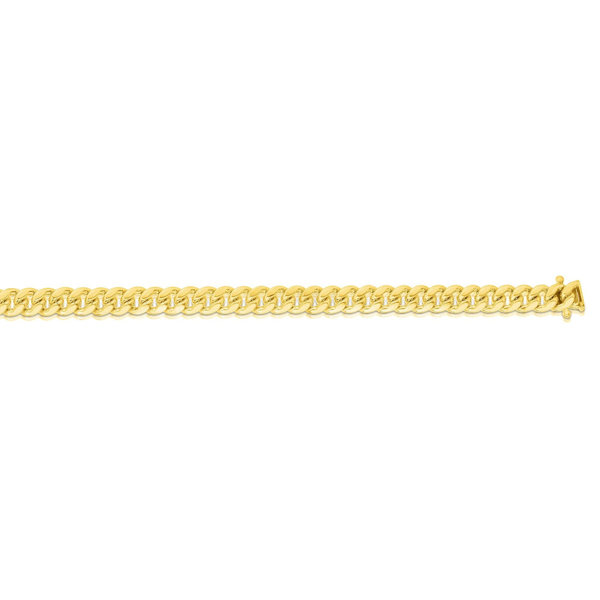 10k Yellow Gold 7mm Miami Cuban Link Chain Necklace P685002