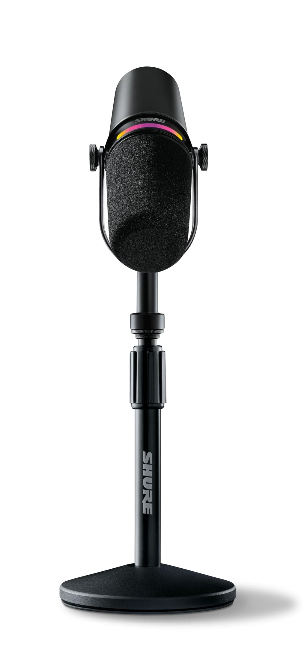 Black USB-C XLR Dynamic Podcast Mic with Stand I69593