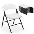 White Plastic Folding Chairs L877