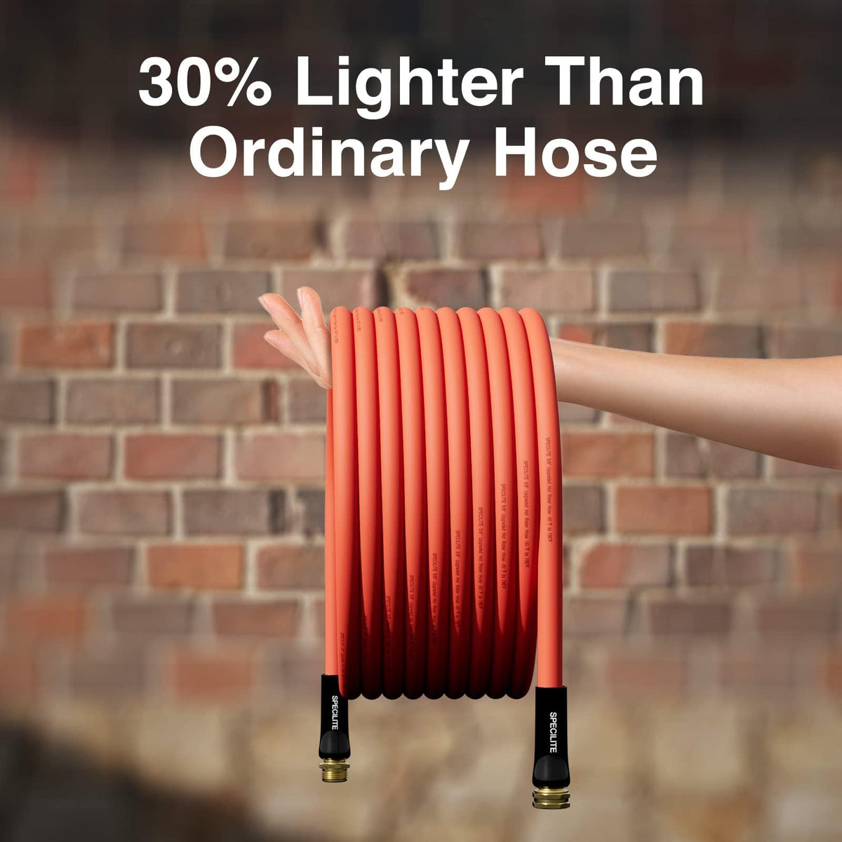 5/8" x 100FT Hot/Cold Rubber Garden Water Hose A595