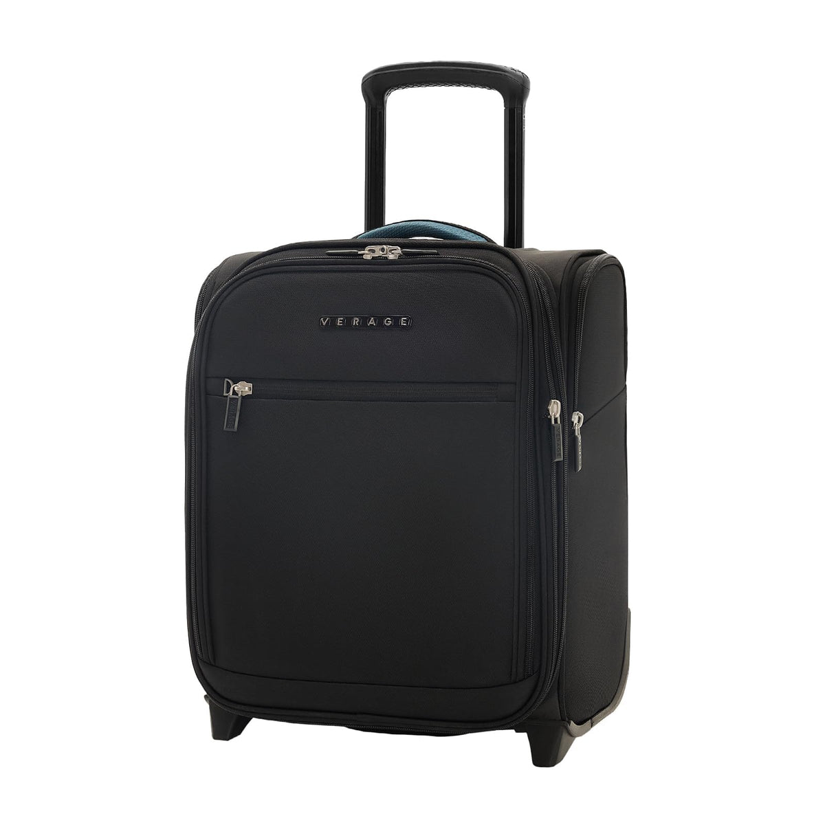 16-Inch Black Underseat Carry On Luggage with Wheels H430152