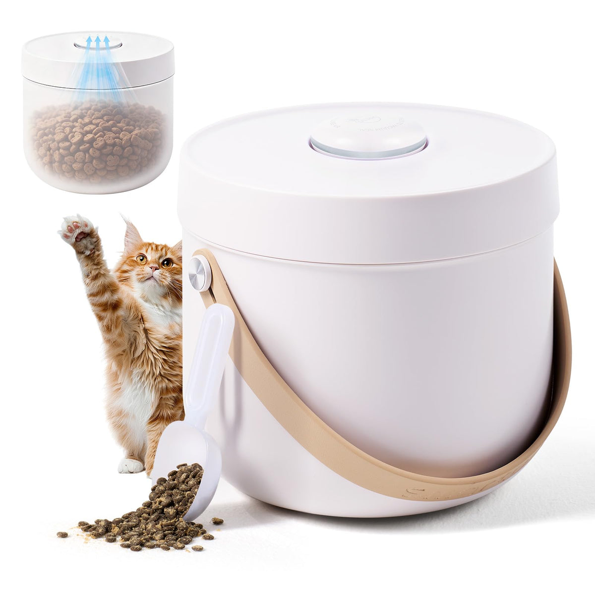 Vacuum Pet Food Storage Container 5 lb G81145
