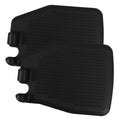 Black Wheelchair Foot Rest 1 Pair Replacement Footplates J865454