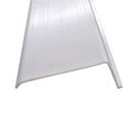 White Ribbed Acrylic Diffuser (L-Shaped, 24") Y80020