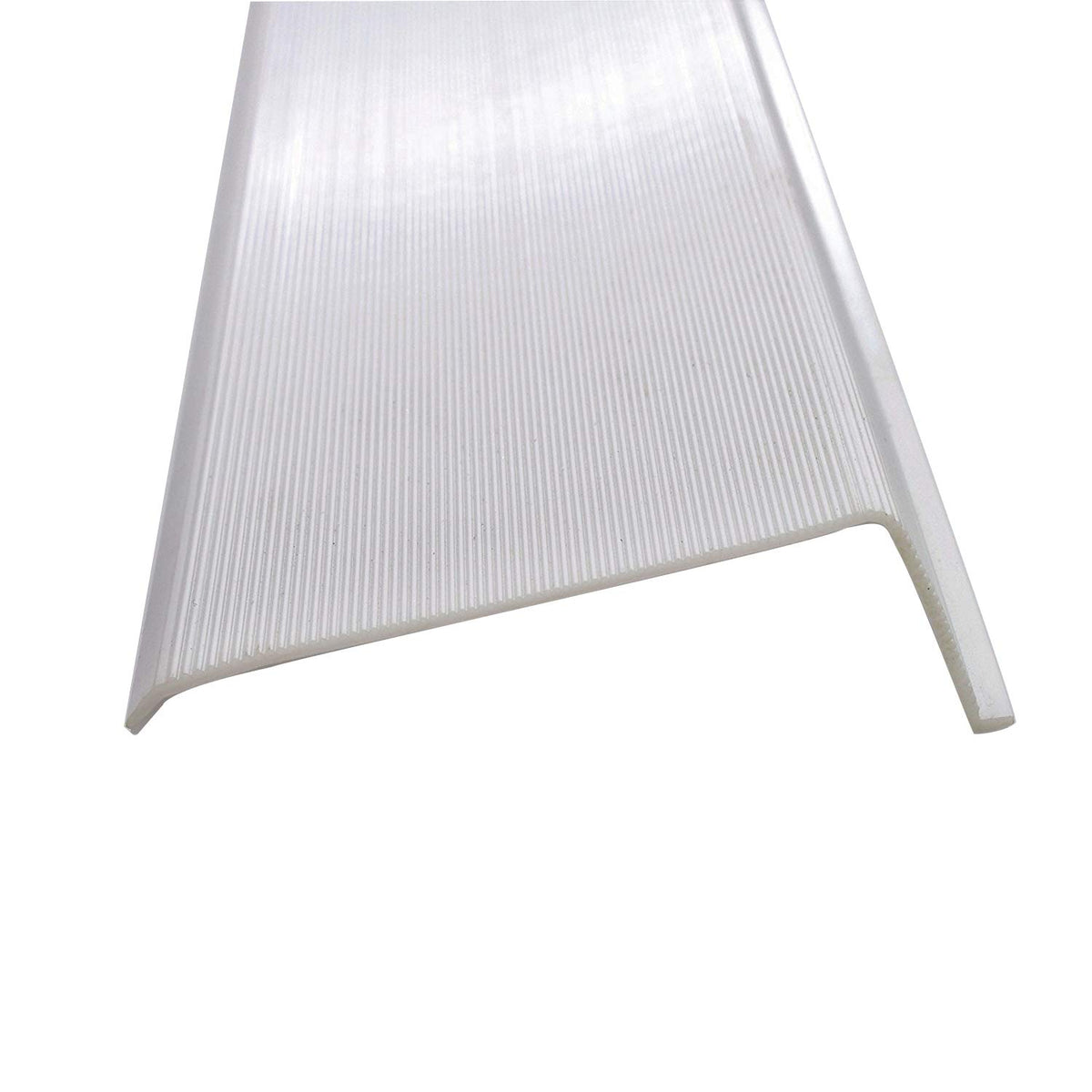 White Ribbed Acrylic Diffuser (L-Shaped, 24") Y80020