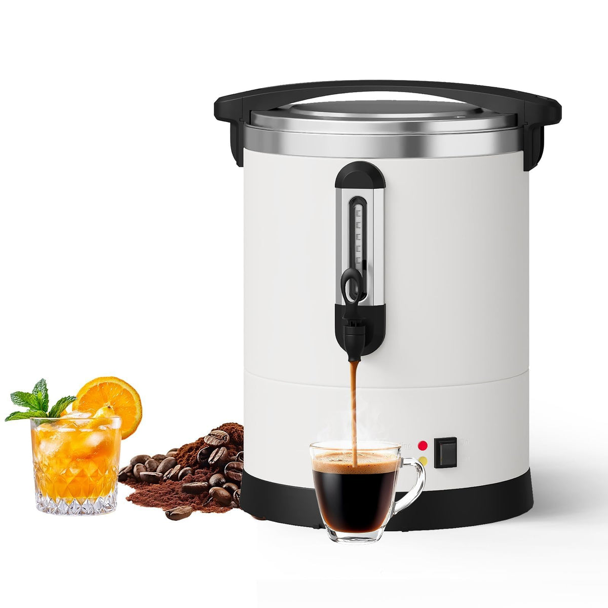 80-Cup Stainless Steel Commercial Coffee Urn A810