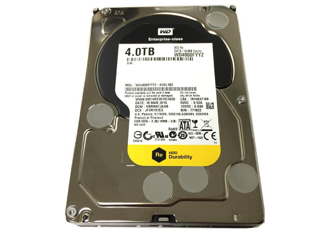 4TB 7200 RPM SATA 3.5in Internal Hard Drive U6139