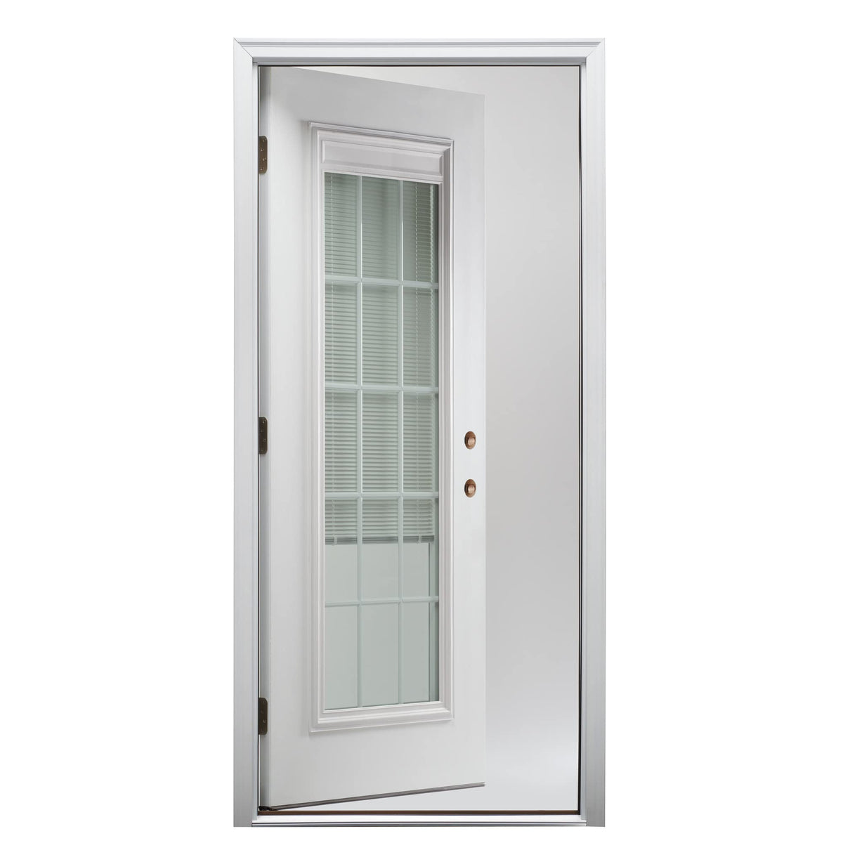 Primed Steel Prehung Door with Clear Low-E Glass 36" x 80" Z984