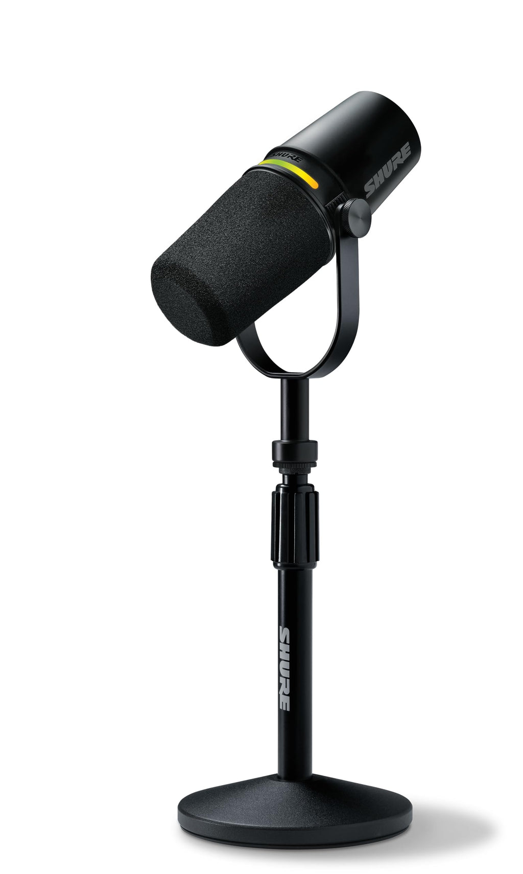 Black USB-C XLR Dynamic Podcast Mic with Stand I69593