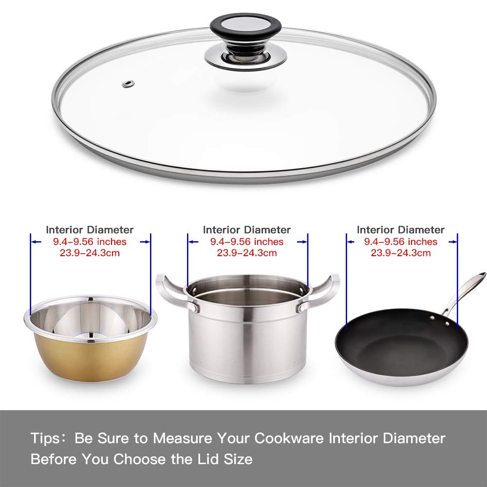Glass Lid for Frying Pan 9.5"/24cm C505772