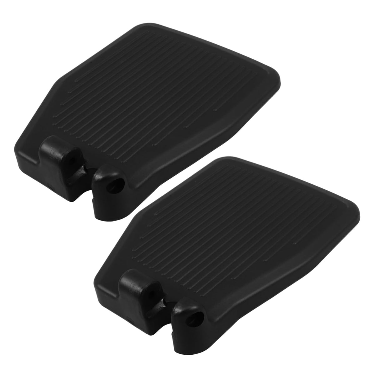 Black Wheelchair Foot Rest 1 Pair Replacement Footplates J865454