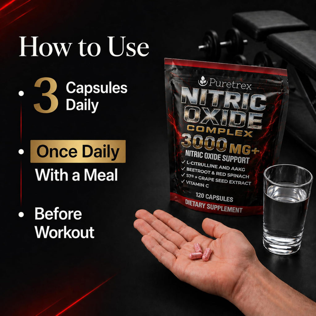 3000mg Nitric Oxide Complex 120 Capsules A552