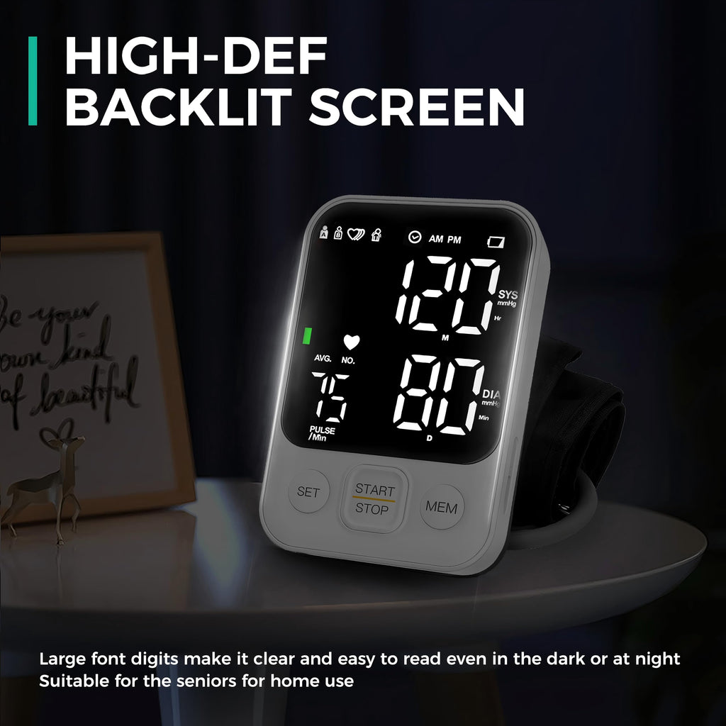 FDA Cleared Upper Arm Blood Pressure Monitor V15629