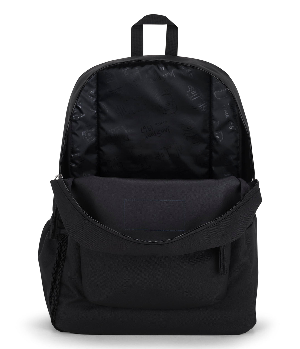 26L 12 inch Black Backpack X661