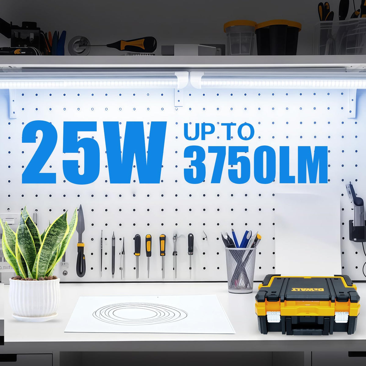 2FT 25W 3750LM 6500K Linkable LED Shop Light F86771