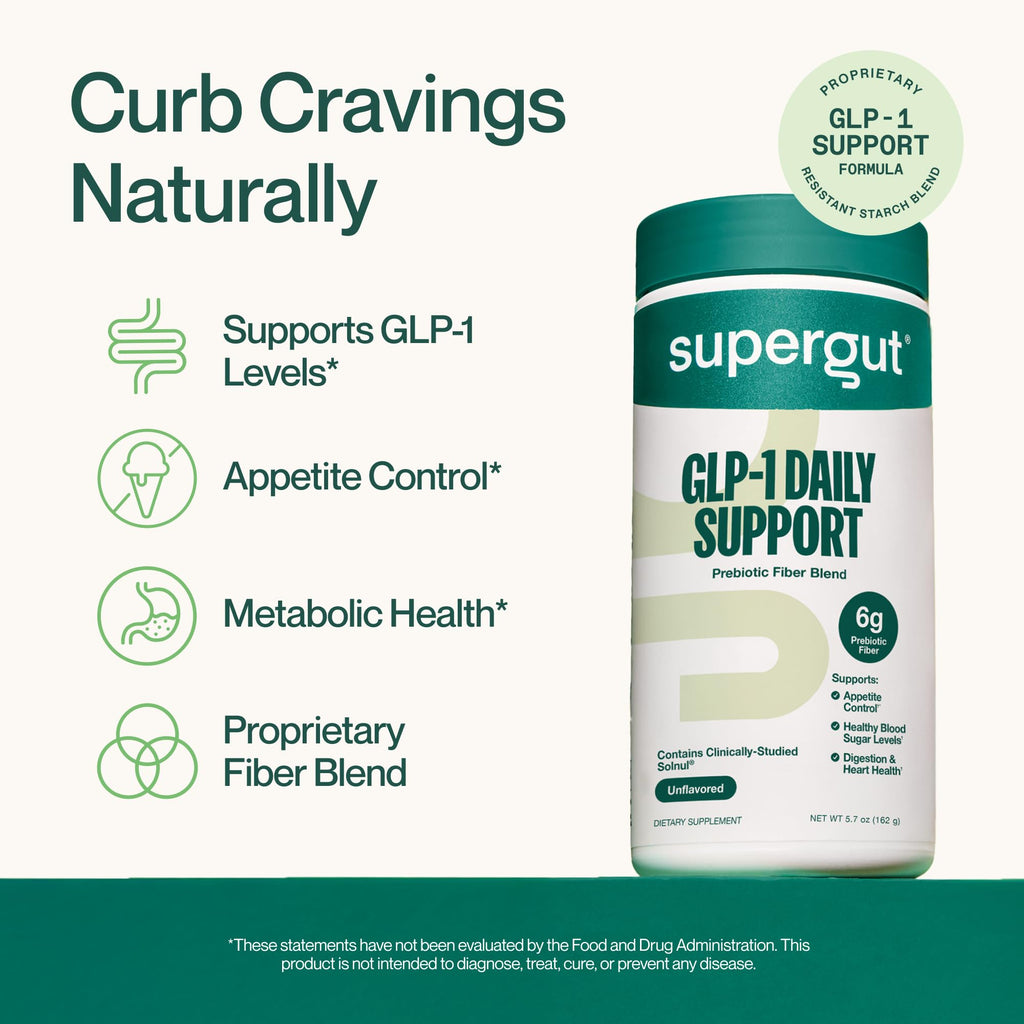 High Fiber GLP-1 Supplement Powder Drink Mix 20 Servings U8290