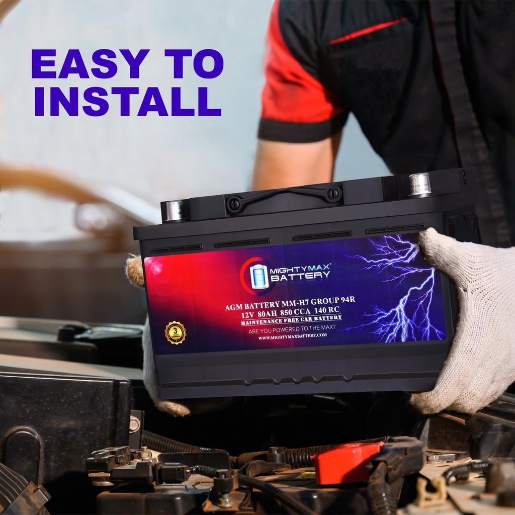 12V 80AH 850 CCA Replacement Battery V6984