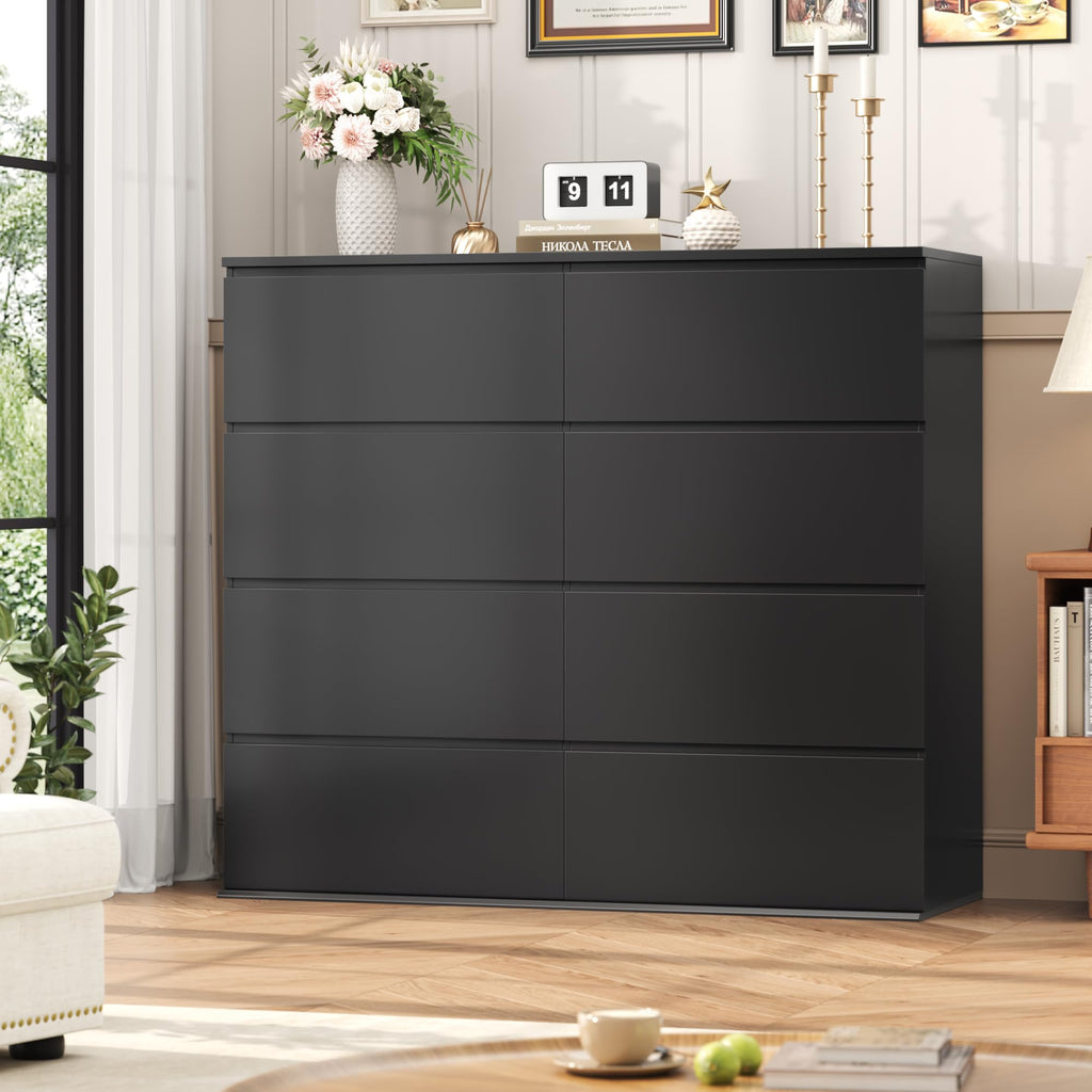 Black 8 Drawer Dresser I779873