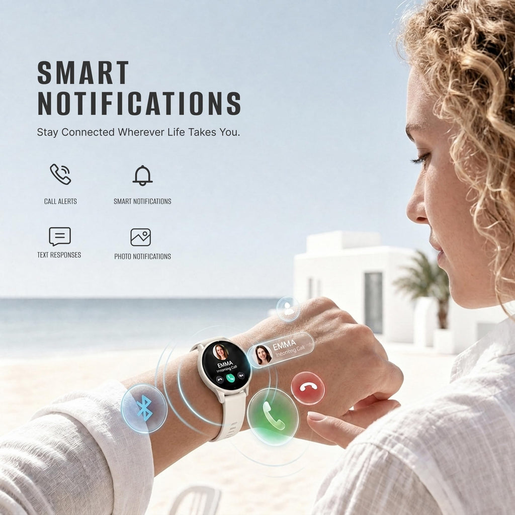 Health and Fitness GPS Smartwatch with AMOLED Display I42455