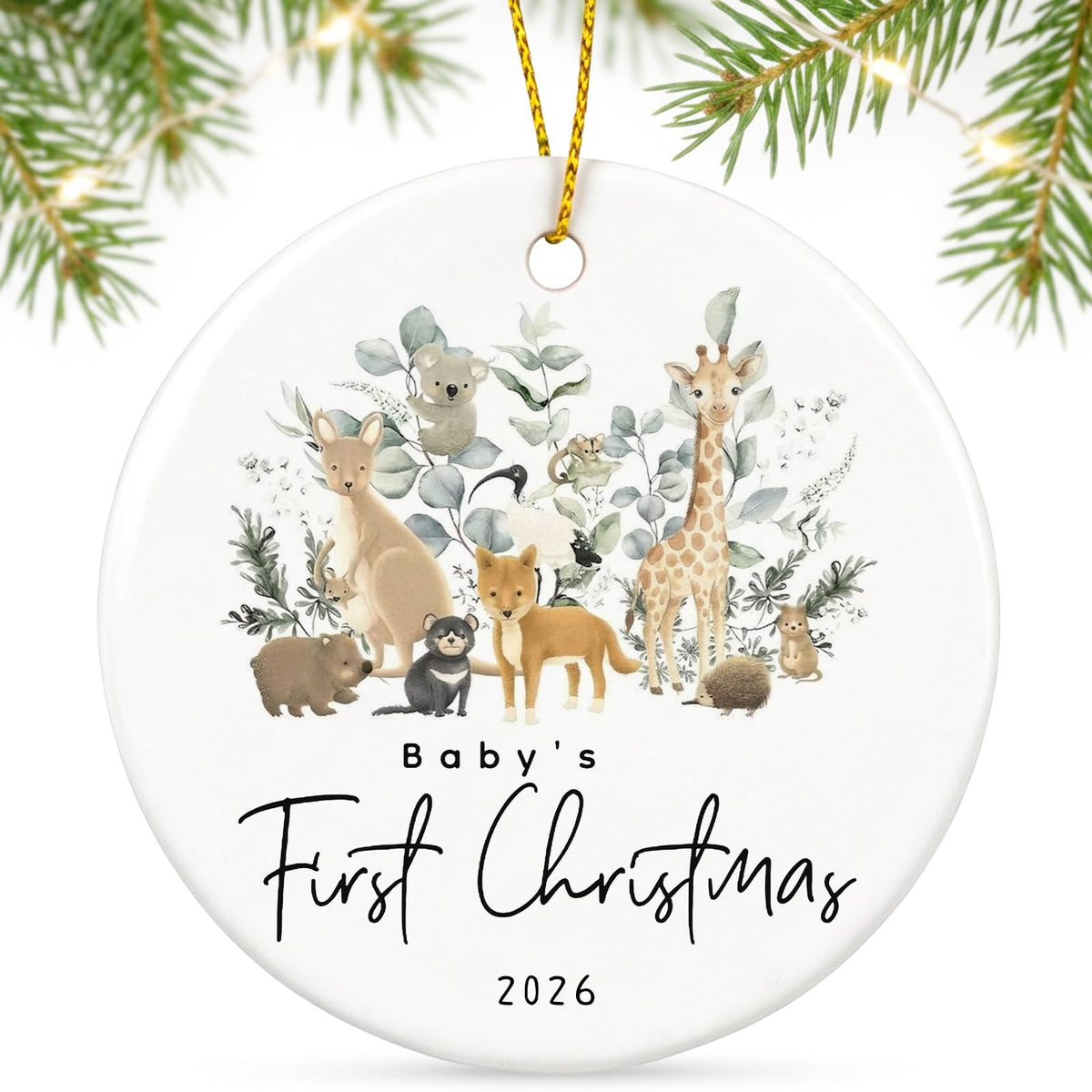 Baby First Christmas Ornament 2026 N683