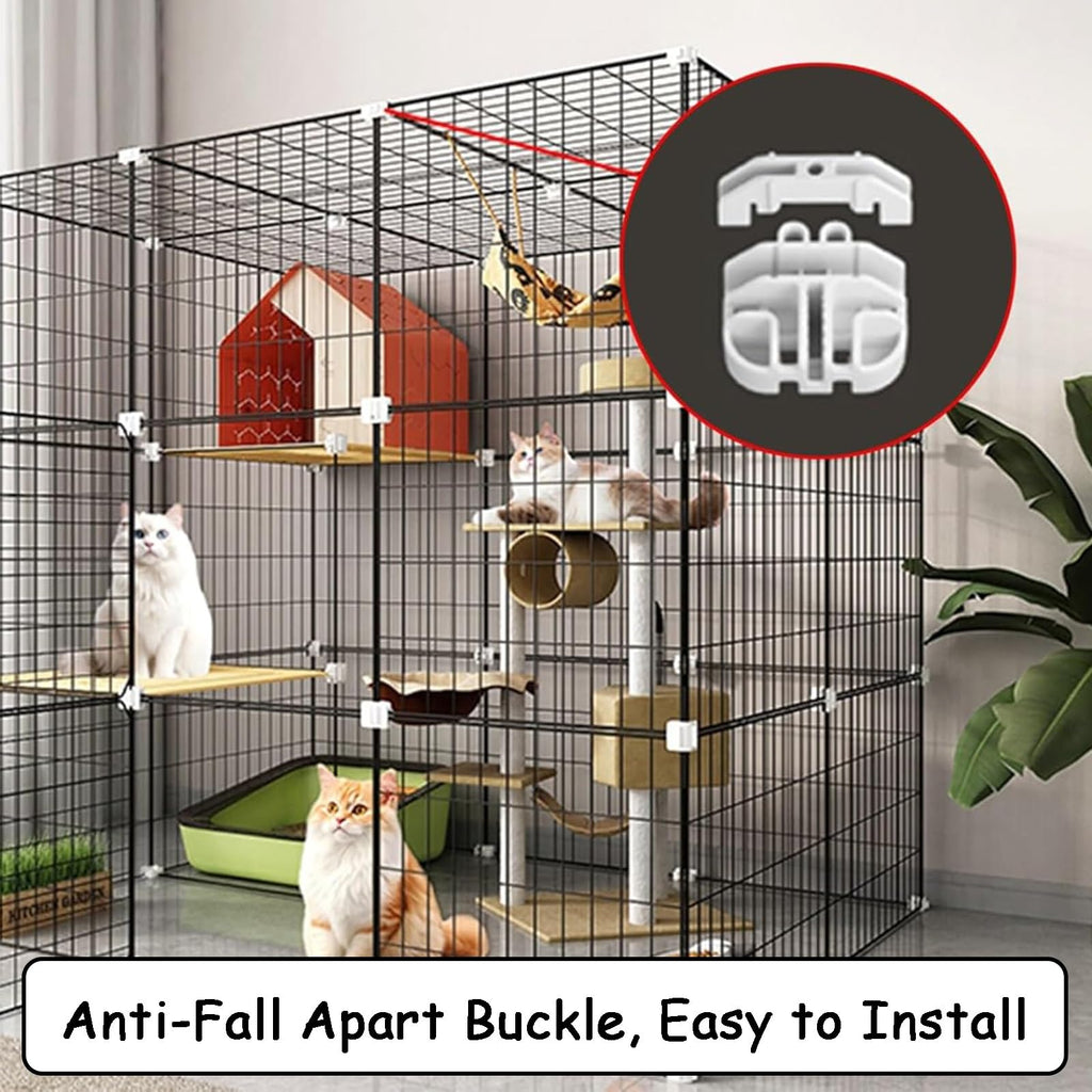 Metal Wire Cat Cage, 3x2x4 Cat Kennel N1877