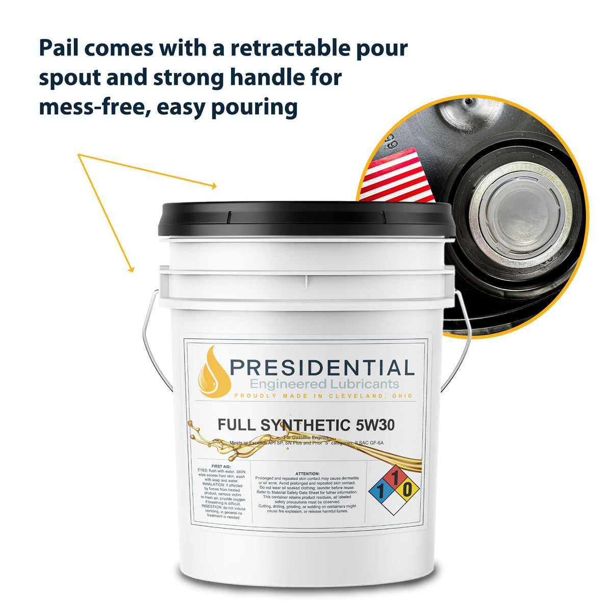 Full Synthetic 5W30 5 Gallon Pail D84695