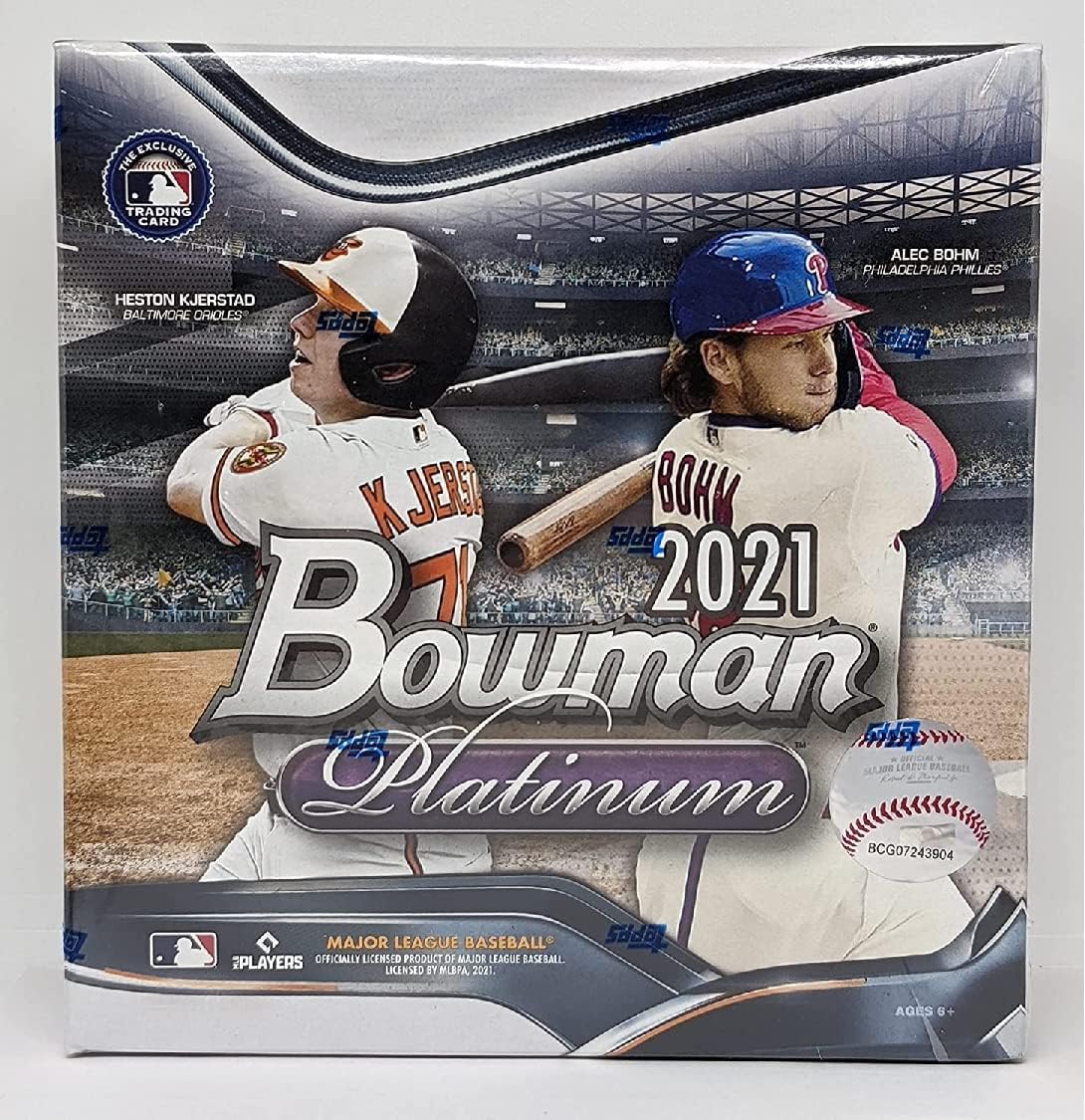 2021 Bowman Platinum MLB Baseball Card Mega Box Q878688
