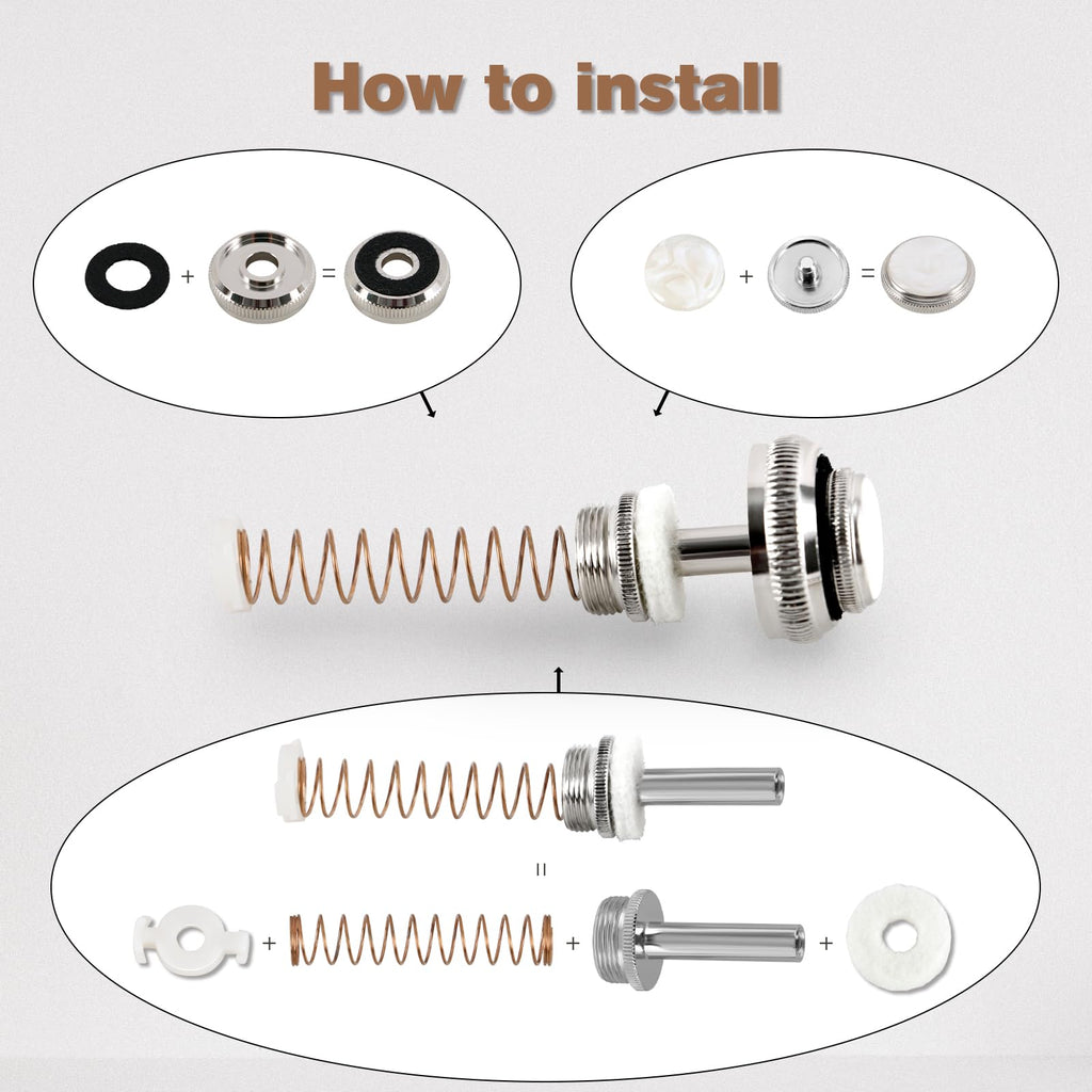 Trumpet Finger Button Repair Kit U654106
