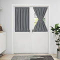 Blackout Door Curtains 1 Panel Gray A125166
