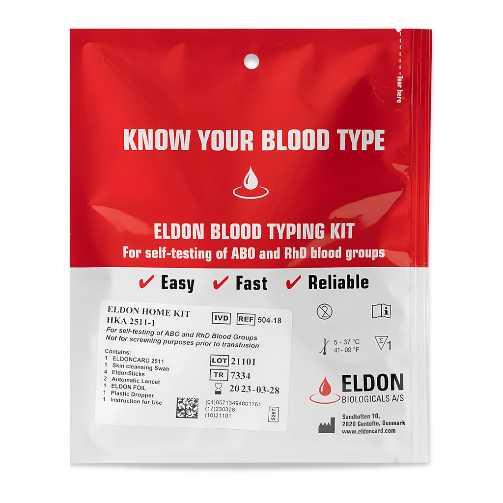 Home Blood Typing Kit 8 Kits Q1984