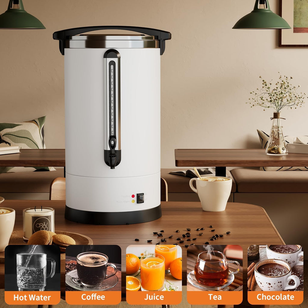 80-Cup Stainless Steel Commercial Coffee Urn A810