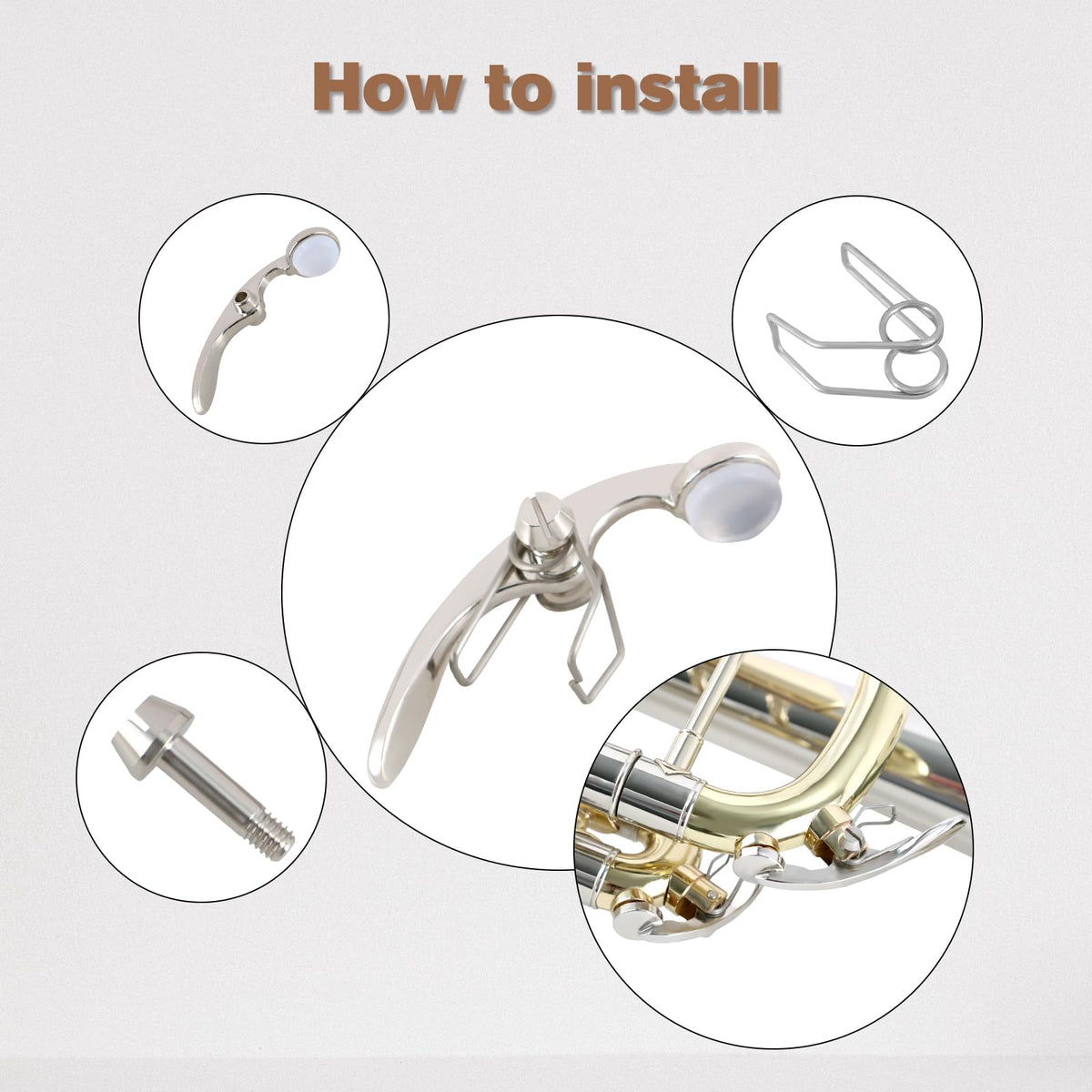 Trumpet Finger Button Repair Kit U654106