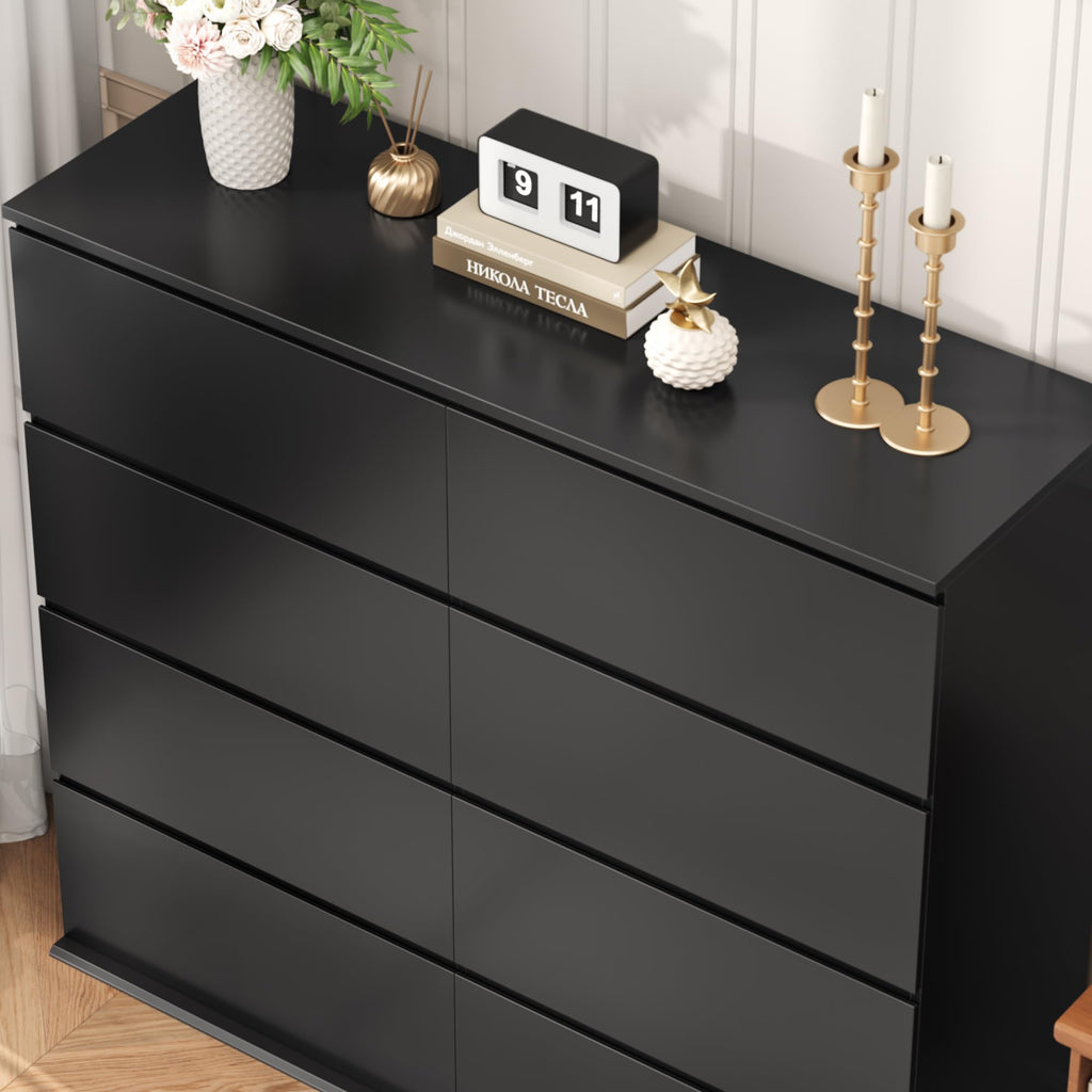 Black 8 Drawer Dresser I779873