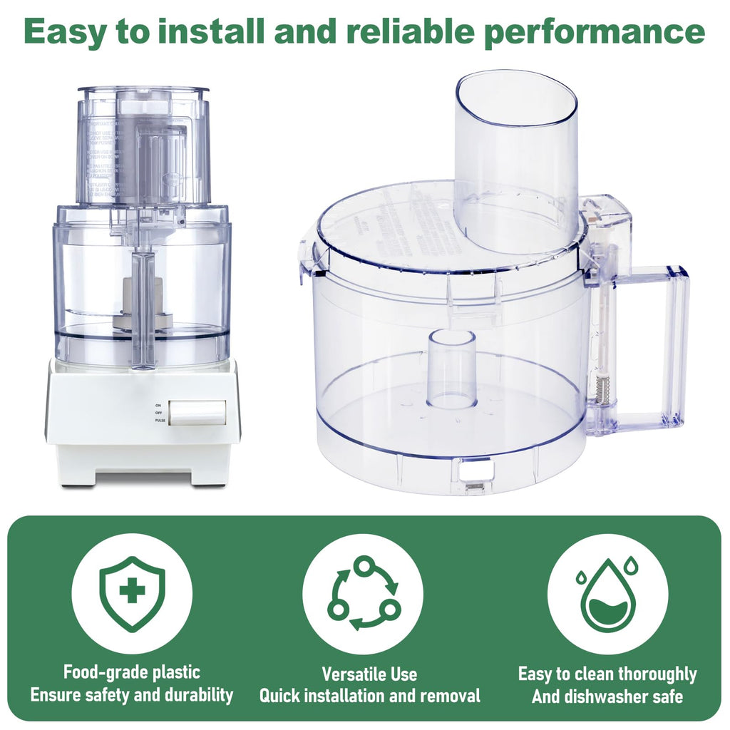 7-cup Food Processor Work Bowl with 4 Locking Tabs Z357274