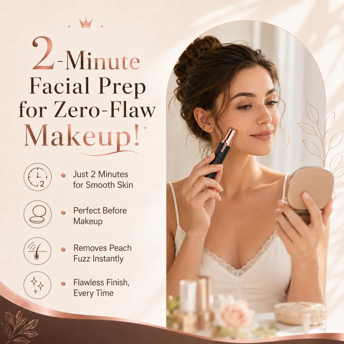 Facial Hair Removal with 2 Replacement Heads P46875