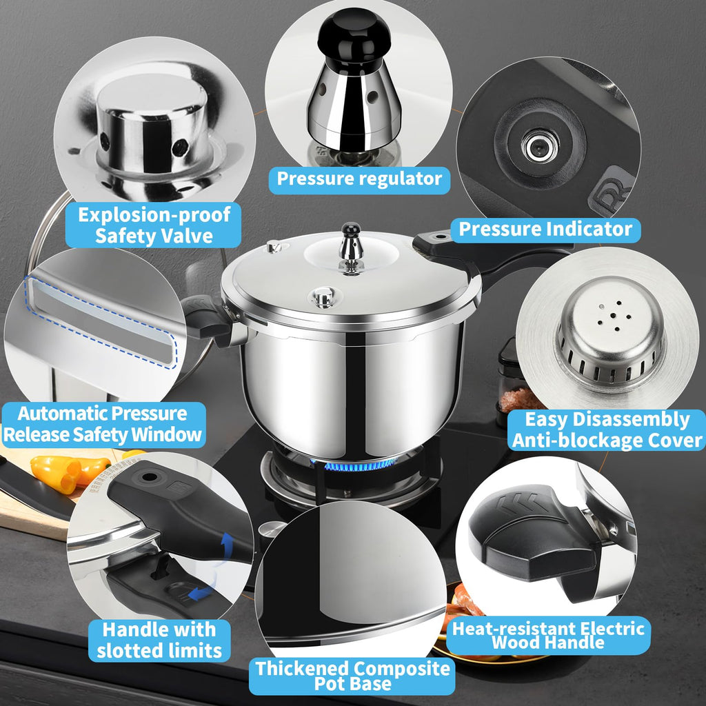 Stainless Steel 3 Quart Pressure Cooker V981