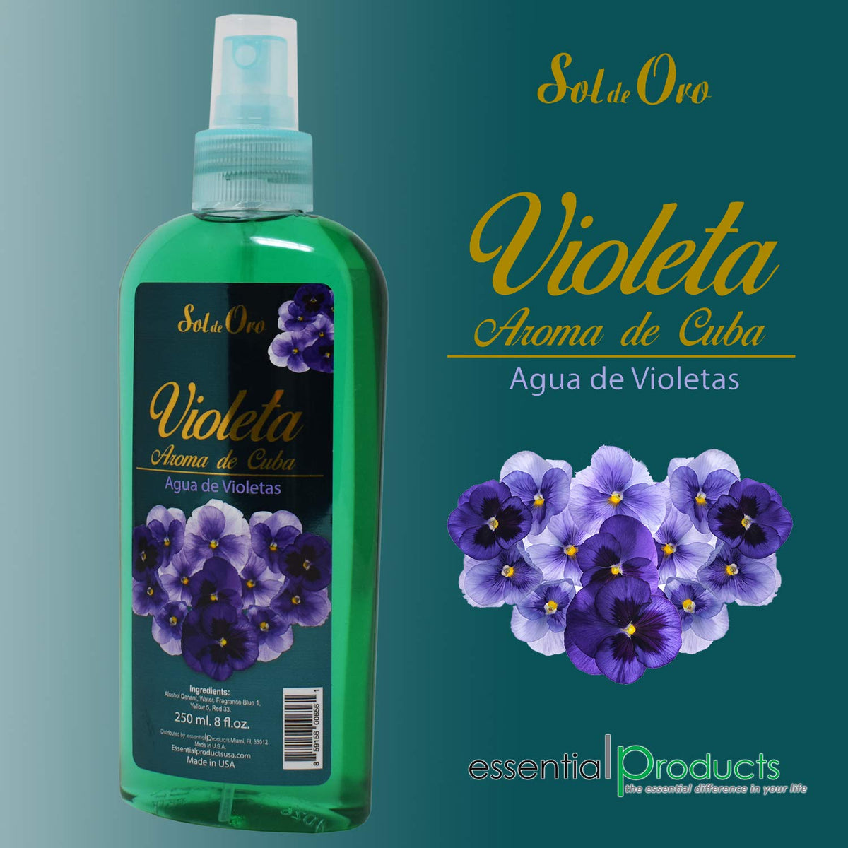 Violet Water Spray 8oz 2 Pack T515160