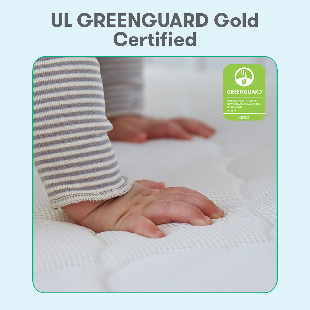 Grey Breathable Washable Crib Mattress & Toddler Bed Z360308