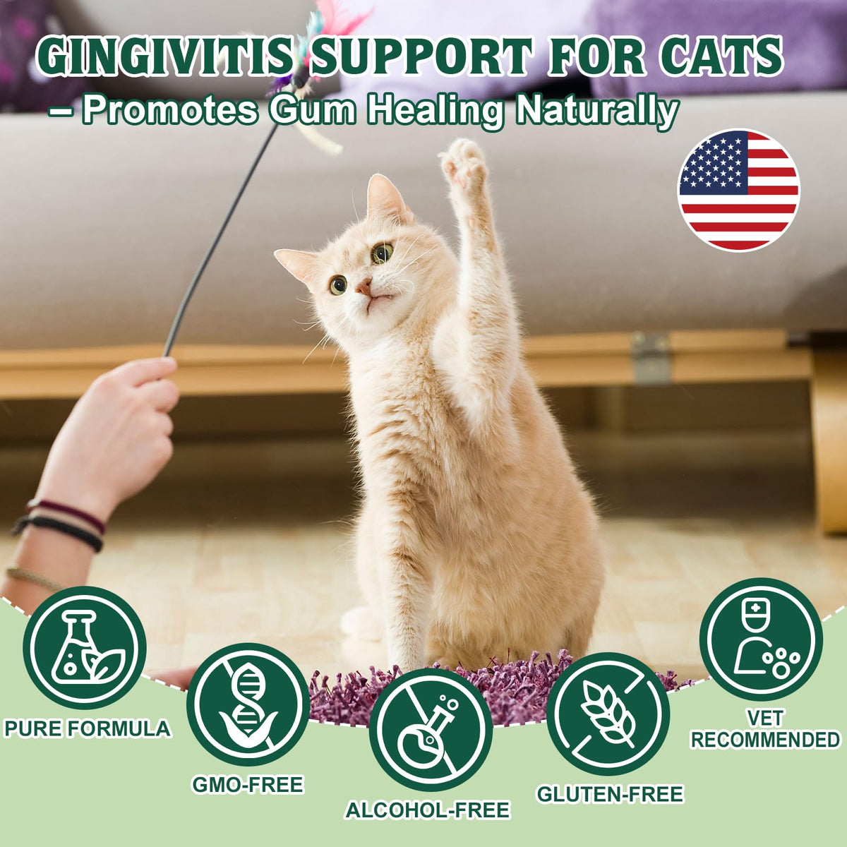 Natural Plant-Based Cat Oral Care 4 oz P22168