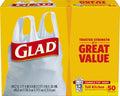 13 Gal. Tall Kitchen Handle-Tie Bags 50 ct Pack of 4 M802229