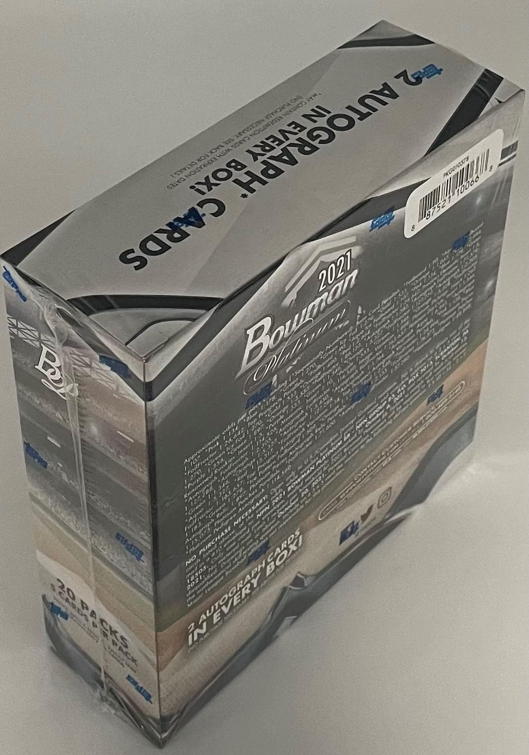 2021 Bowman Platinum MLB Baseball Card Mega Box Q878688