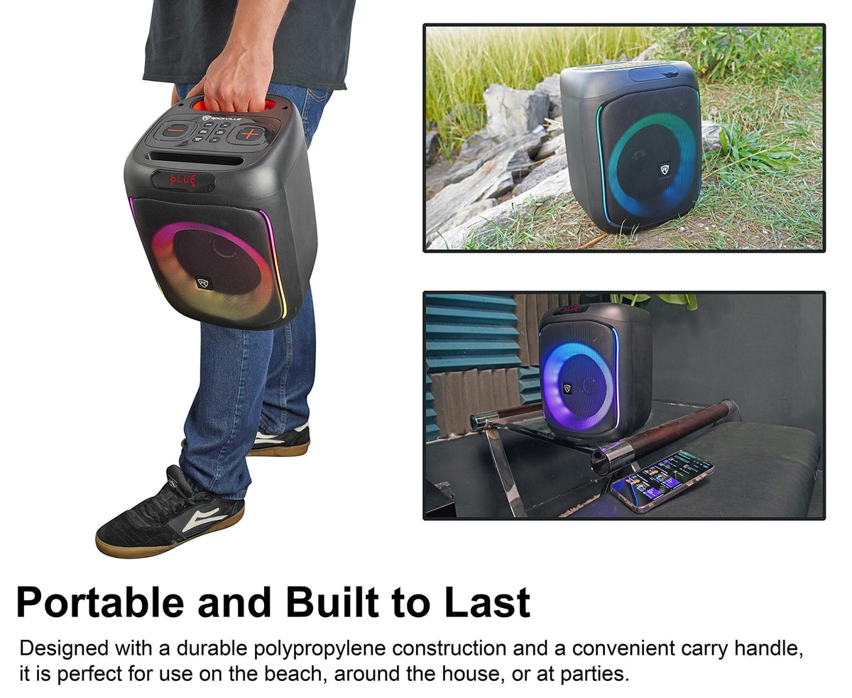 6.5" LED Bluetooth Speaker 2-Pack E624154